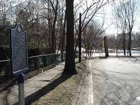 Bogert's Pond on the corner of First Ave and Mill Street.