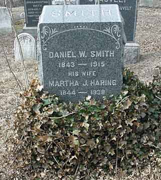 Daniel W. Smith's grave marker.