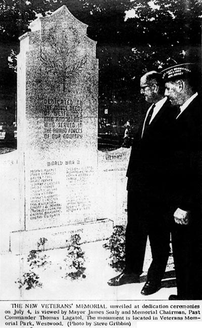 Multi-War Memorial Dedication.