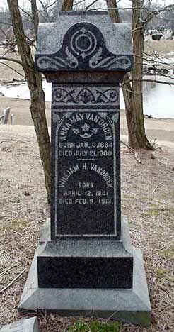 William H. Van Orden's grave marker.